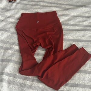 lululemon athletica Red Leggings